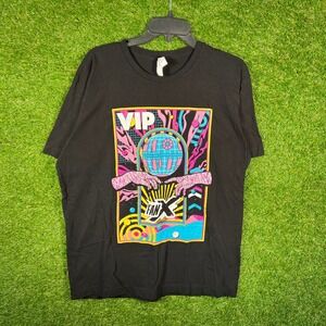 Live and Tell VIP FanX Salt Lake Comic Convention Graphic T-Shirt Black Large